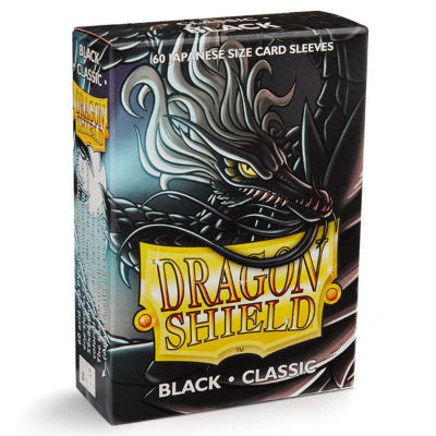 Deck Protector: Dragon Shield: Japanese: Classic: Black (60)
