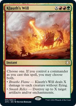Klauth's Will - Commander: Adventures in the Forgotten Realms