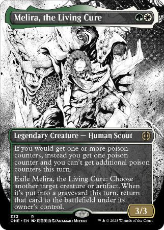 Melira, the Living Cure (Borderless) - Phyrexia: All Will Be One