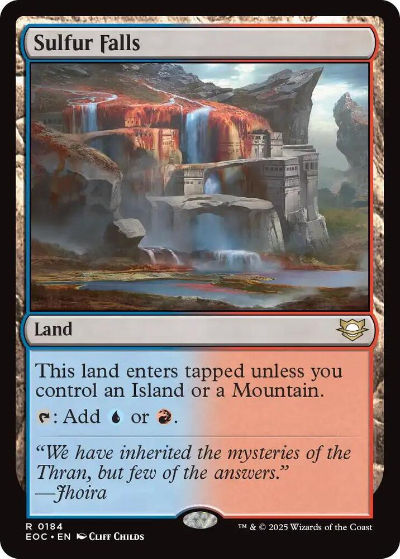 Sulfur Falls - Commander: Edge of Eternities