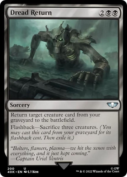 Dread Return (Surge Foil) - Universes Beyond: Warhammer 40,000