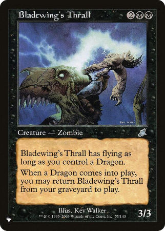 Bladewing's Thrall - The List Reprints