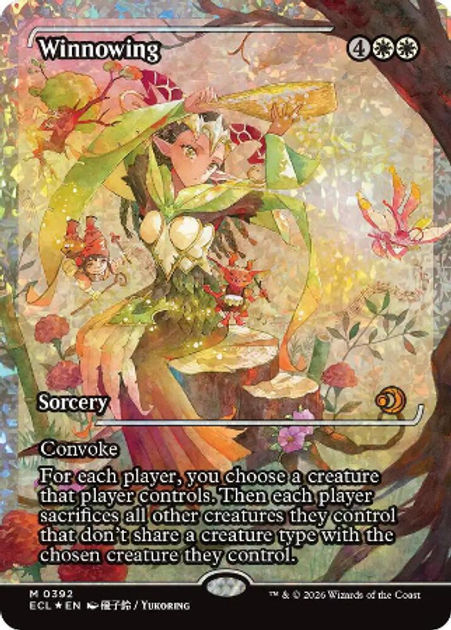 Winnowing (Showcase) (Fracture Foil) - Lorwyn Eclipsed | Gray