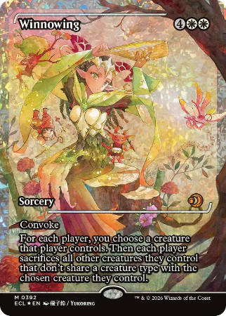 MTG 篩い飛ばし/Winnowing ショーケース　フラクチャーfoil Winnowing (Showcase) (Fracture Foil) - Lorwyn Eclipsed | Gray