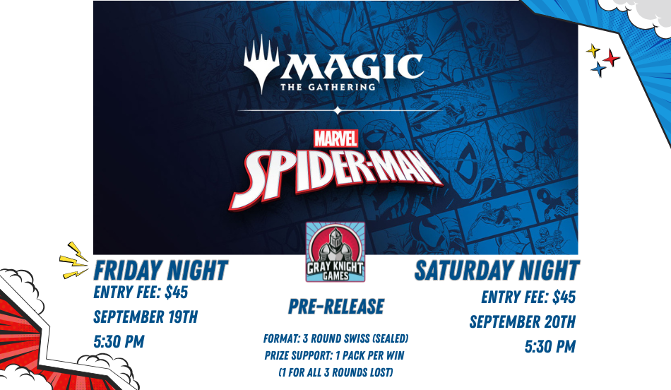 MTG: Spider-Man Pre-Release Friday Night!