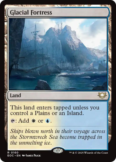 Glacial Fortress - Commander: Edge of Eternities