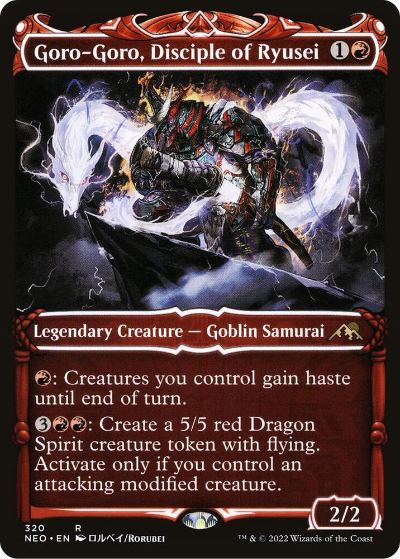Goro-Goro, Disciple of Ryusei (Showcase) - Kamigawa: Neon Dynasty