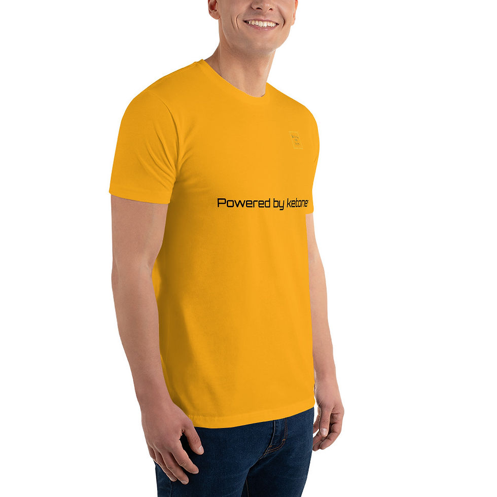 Thumbnail: "Powered by ketones" Short Sleeve T-shirt