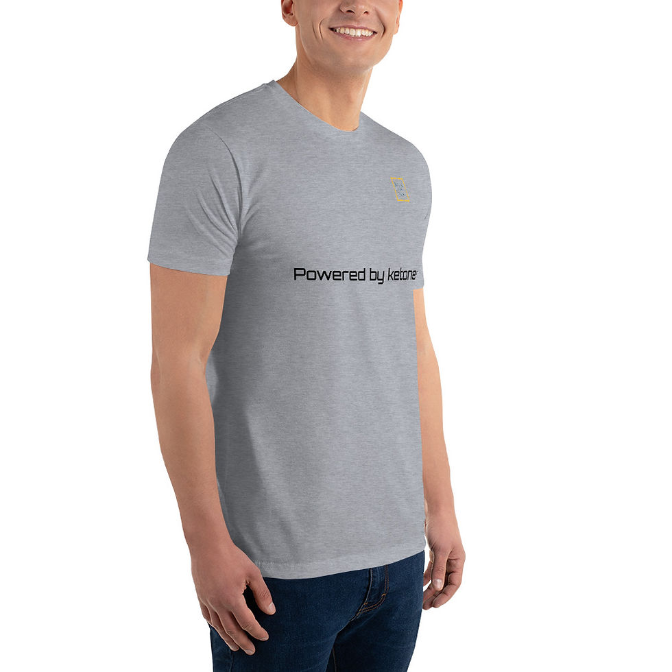 Thumbnail: "Powered by ketones" Short Sleeve T-shirt