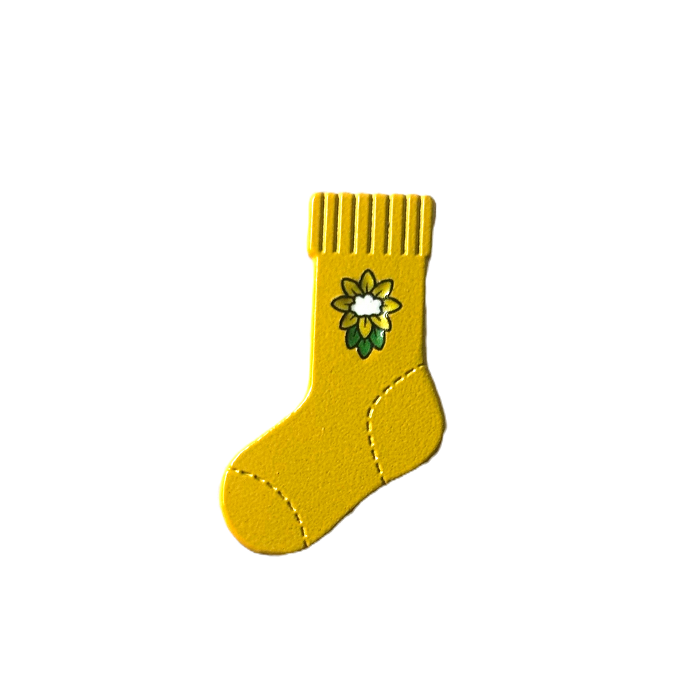 cloudflower sock pin
