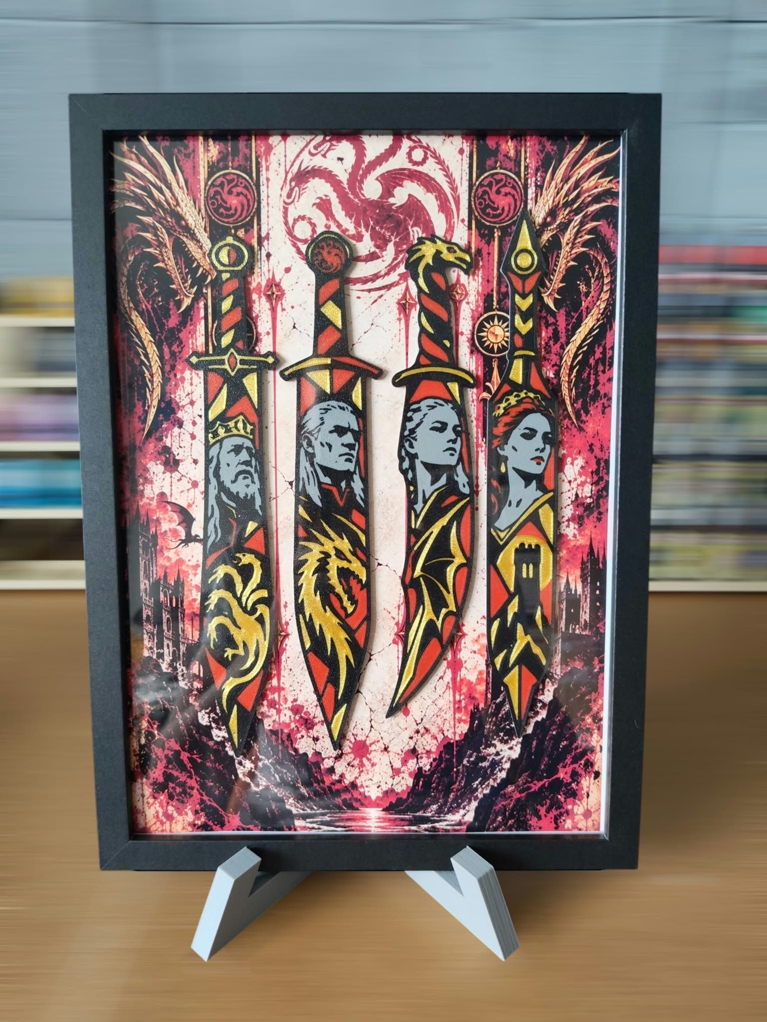 Framed Fantasy Medieval Art