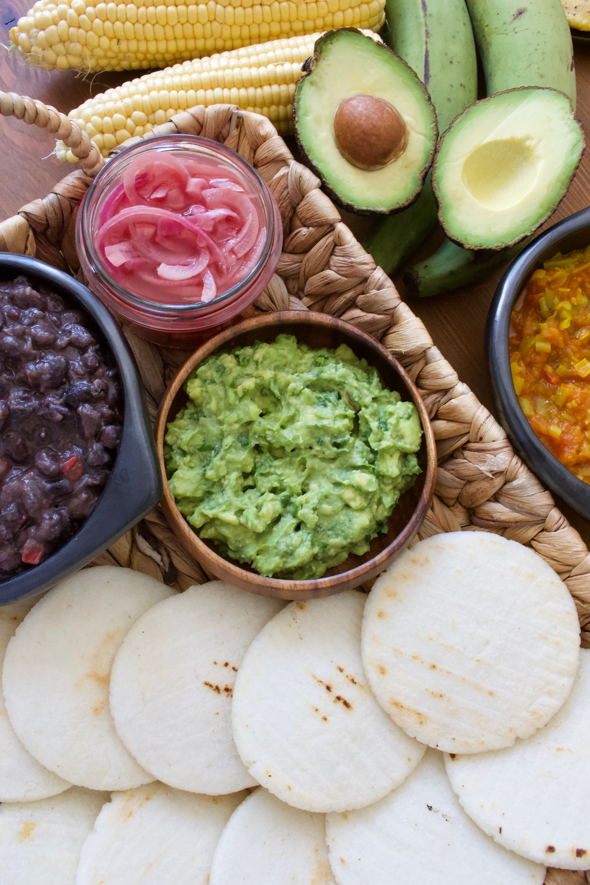 Arepas mit toppins