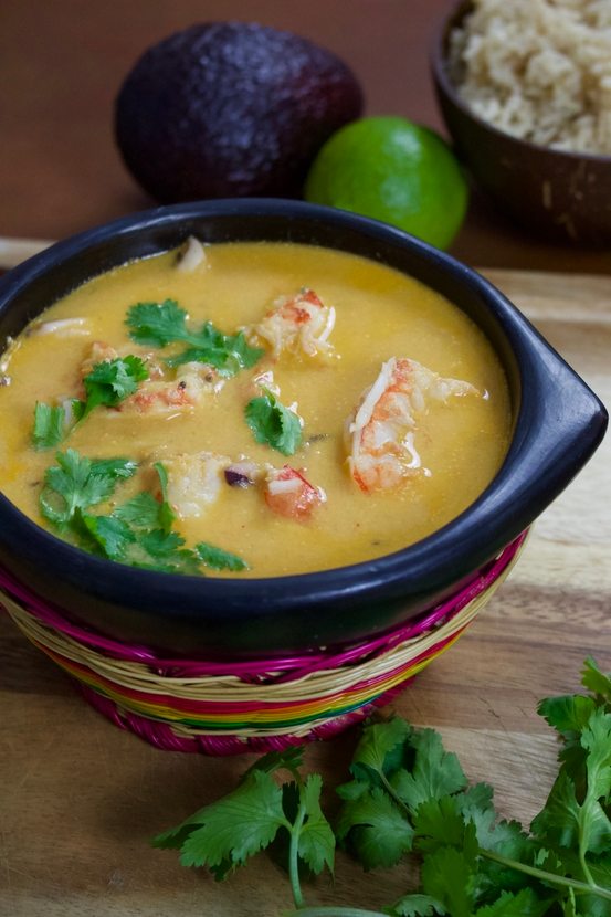 Cazuela de mariscos colombiana Cazuela de mariscos colombiana