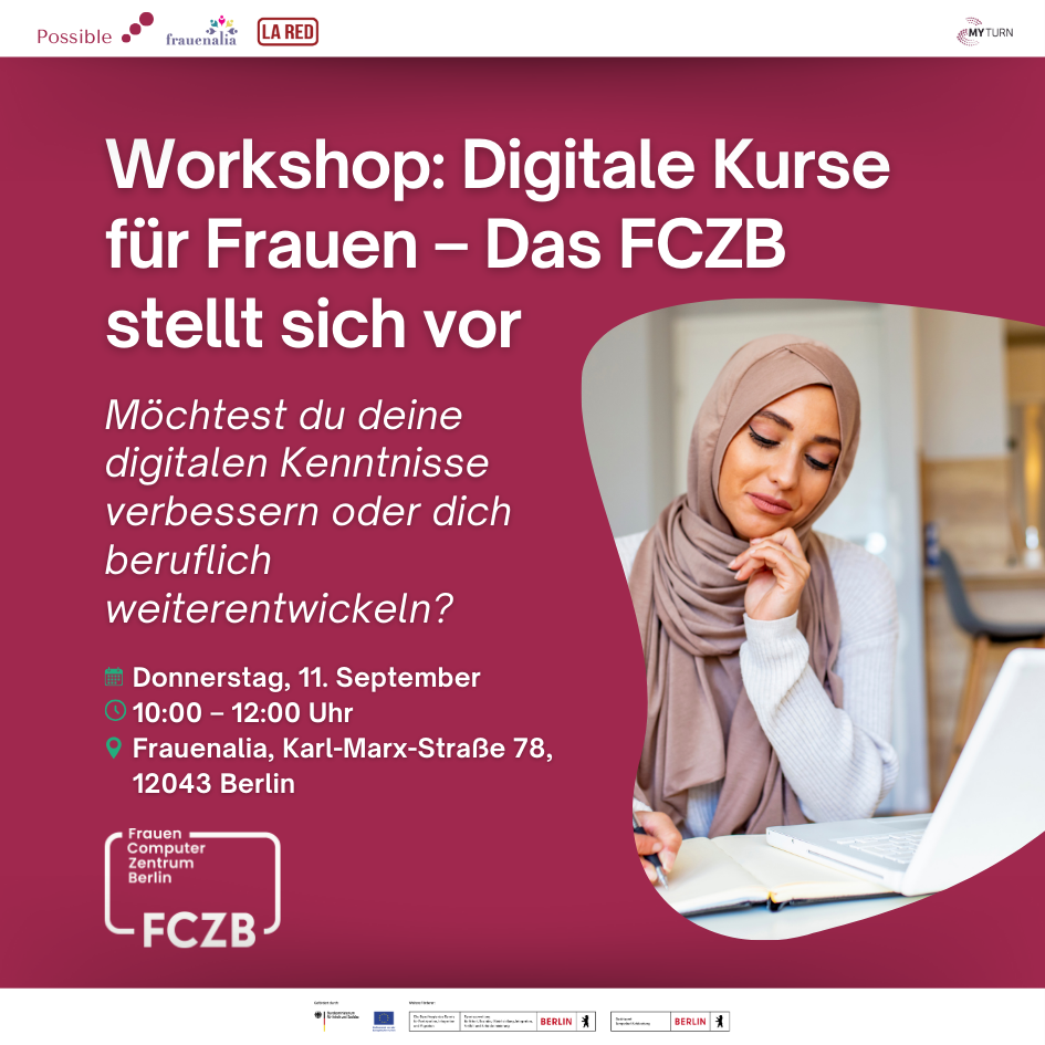 Workshop: Digitale Kurse für Frauen: das FCZB stellt sich vor