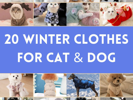 CAT AND DOG WINTER CLOTHES COLLECTION