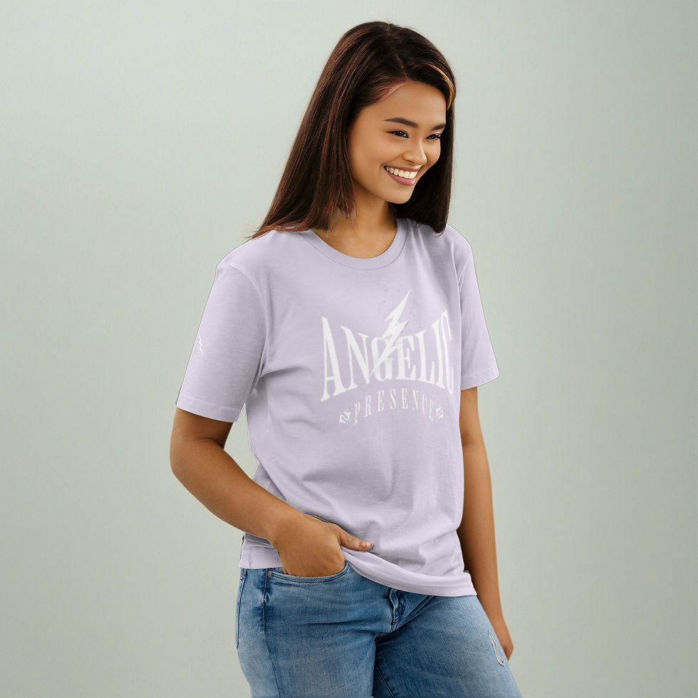 Thumbnail: Unisex organic cotton t-shirt Angelic Presence