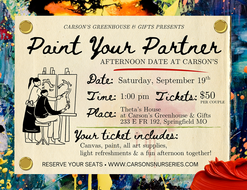 Paint Your Partner Afternoon Date