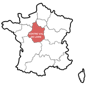 French map region Centre Val de Loire