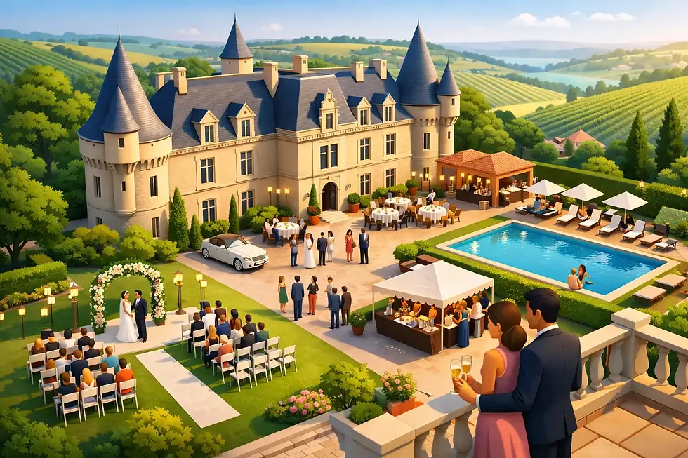 How to Host a Château Buyout for a Wedding Weekend
