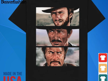 Premium clint eastwood the good the bad and the ugly 2024 shirt