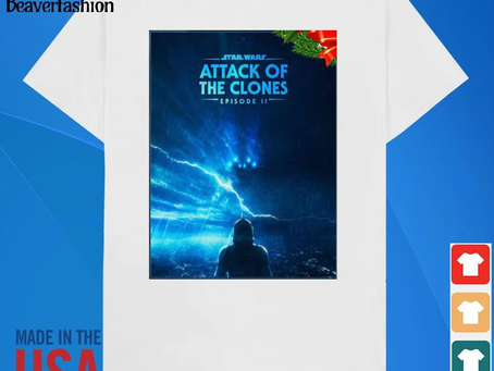 Nice star wars finding kamino attacks of the clones episode ii poster shirt
