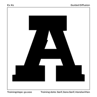 #2 Training a diffusion model with only serif letters