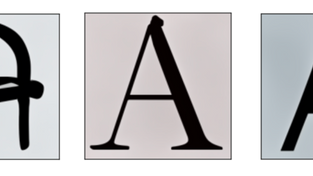 #1 Generating individual letters with a diffusion model