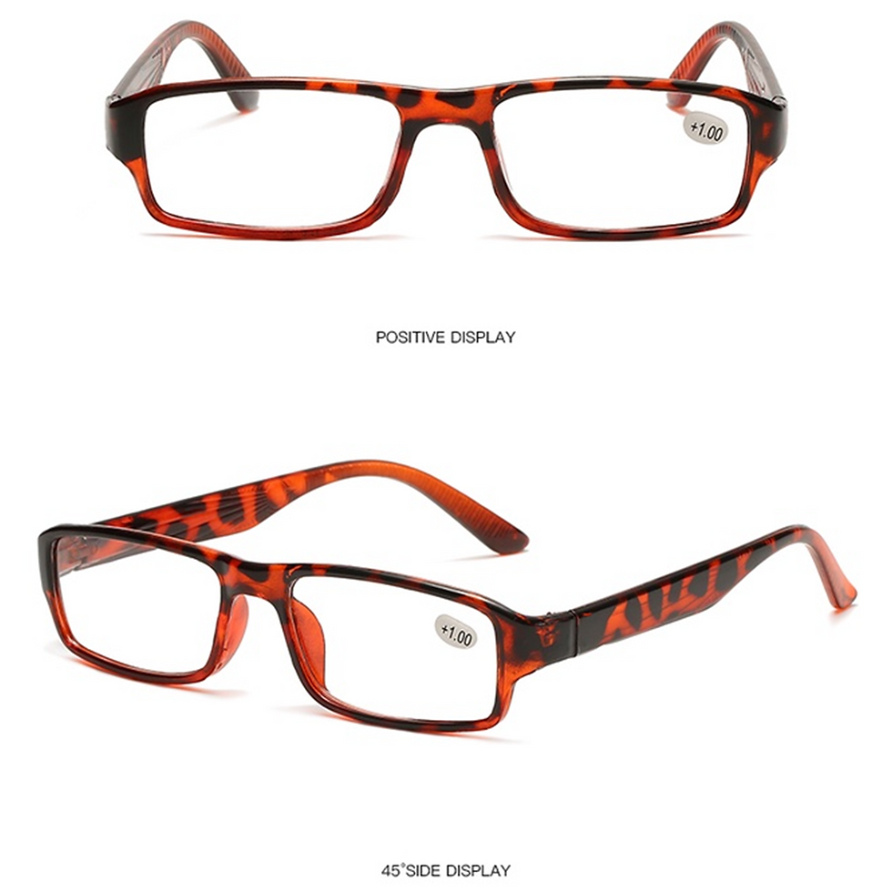 Thumbnail: Unisex 6 Pack Square-Frame Reading Glasses 