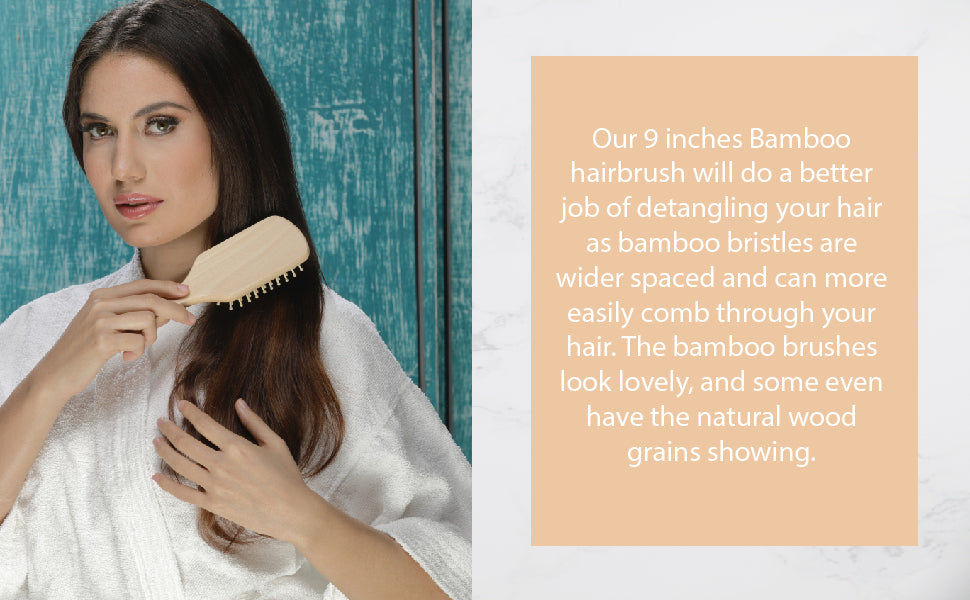 Thumbnail: Wooden Detangling Hair Brush
