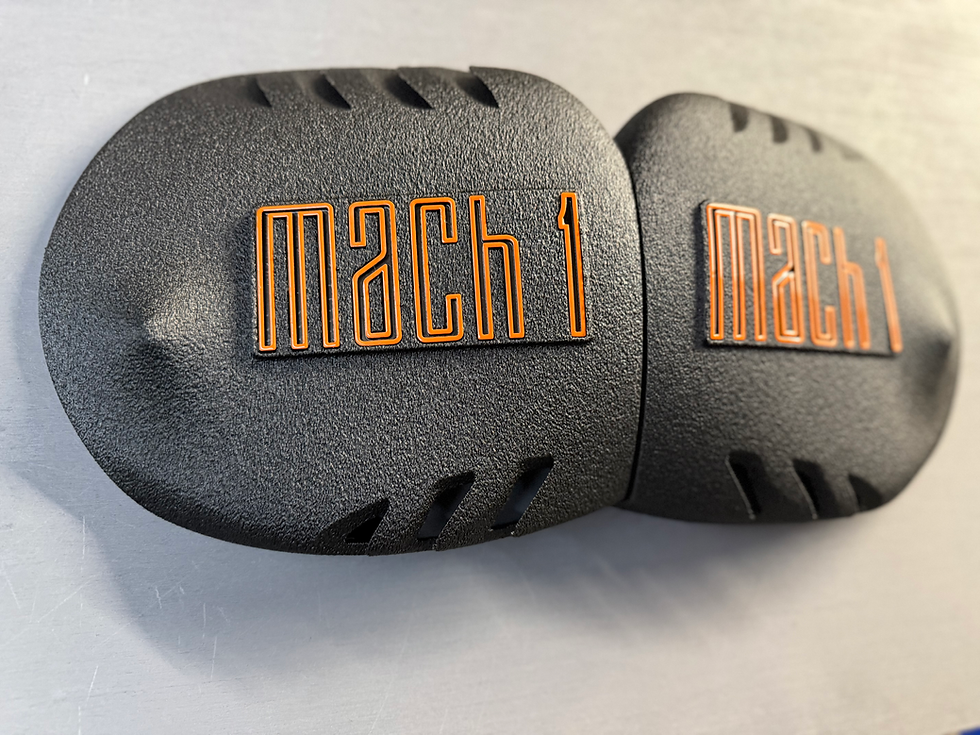 Miniaturbild: 2015-2026 GTD inspired pony strut tower covers (choose logo color)