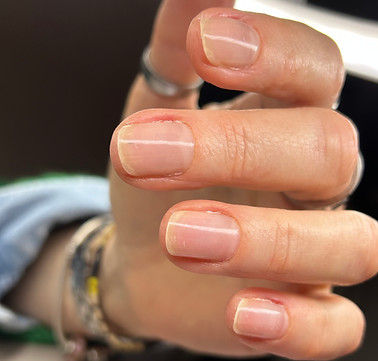 dépose de gel, manucure russe