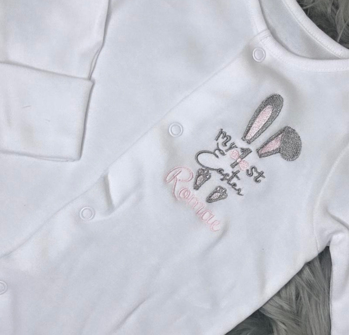 My first Easter sleepsuit