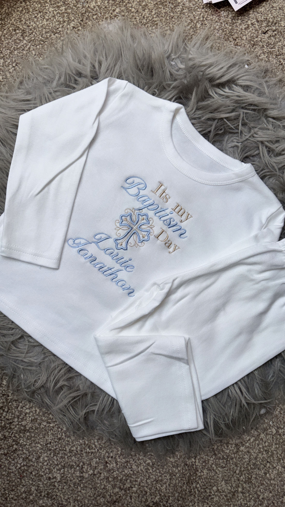 Baptism/christening pjs