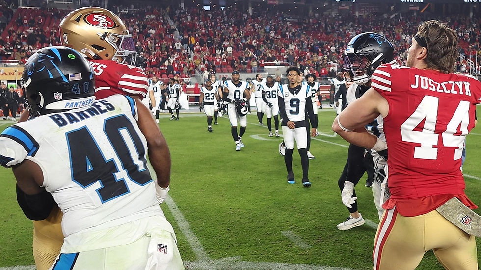 49ers vs Carolina Panthers 11-24-25
