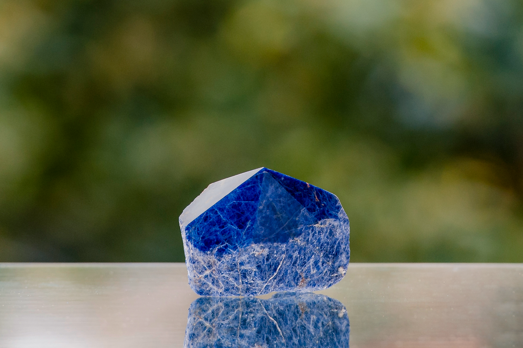 PUNTA SODALITE SEMI LAVORATA
