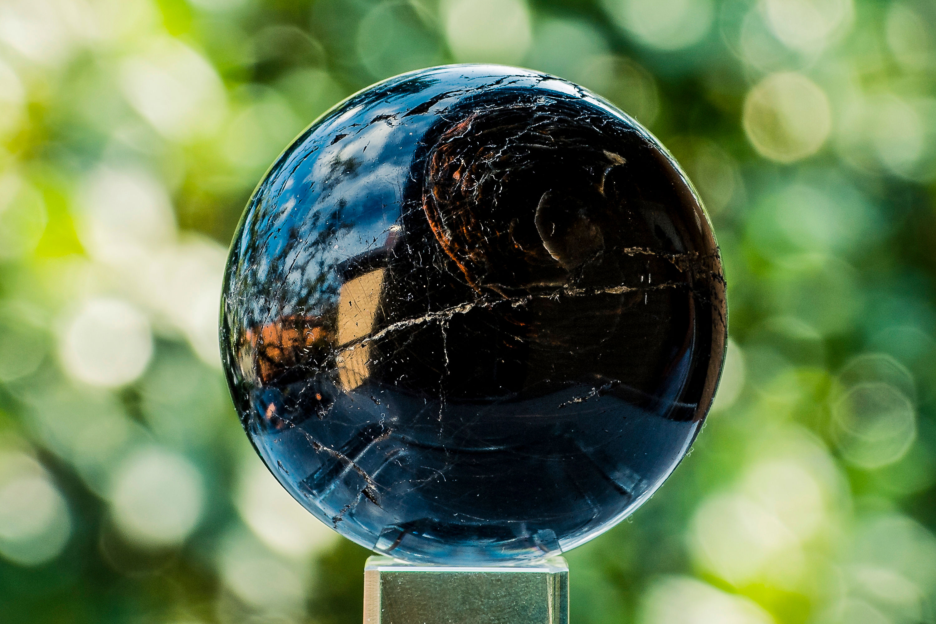 SFERA IN TORMALINA DAL BRASILE CIRCONFERENZA 20CM