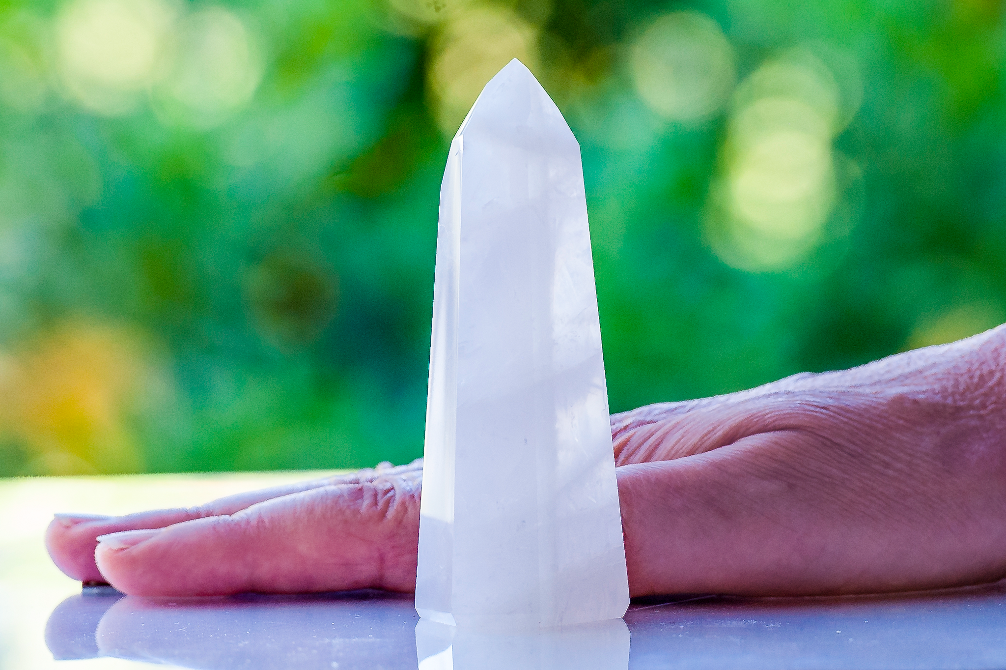 PUNTA QUARZO ROSA H 11