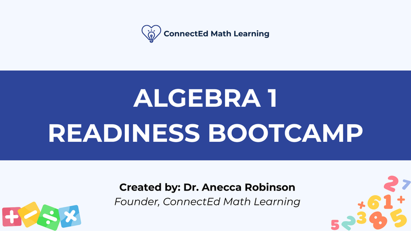Algebra 1 Foundation Course