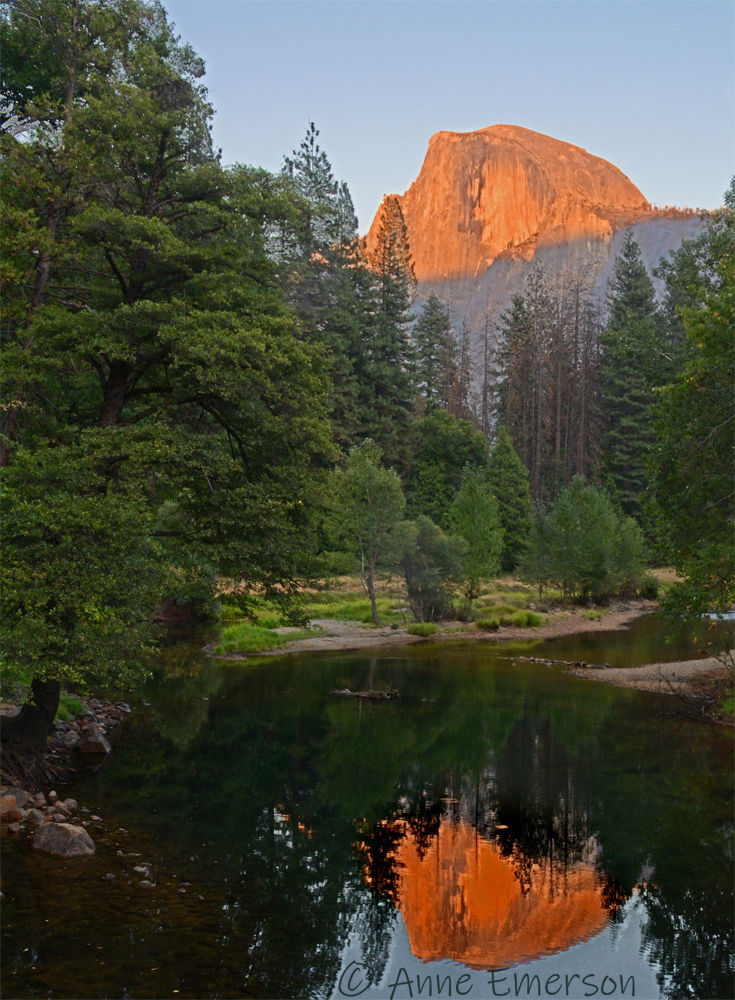 Alpenglow at Half-Dome Two DSC_0821 0823 Half Dome copy shdwd brtnd crpd cpyrtd rszd