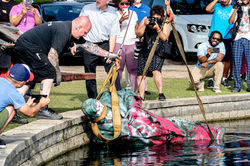 June 2020, Columbus is fished out of Fountain Lake