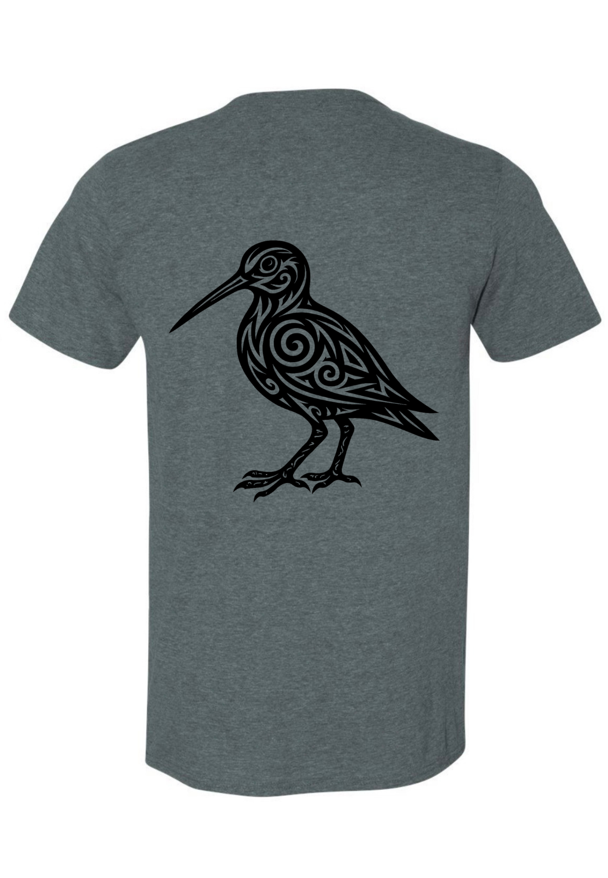 Snipe Clan Tee - Dark Heather / Black Design