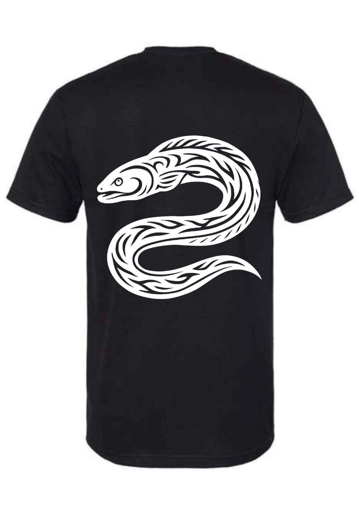Eel Clan Tee - Black / White Design
