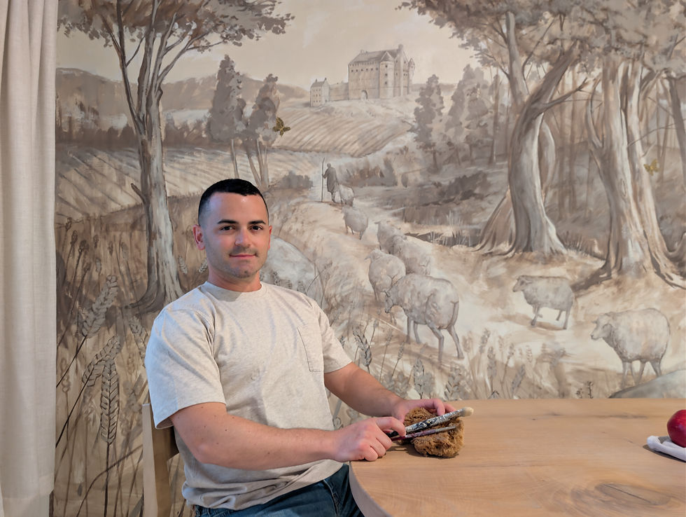 Jacob James Neagle, a bespoke mural painter, offers high-end whimsical one-of-a-kind interior murals throughout Florida, the United States, and worldwide.