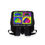 Miniatura: Glitch Love Pop Art Backpack: Casual shoulder bag with a bold heart print