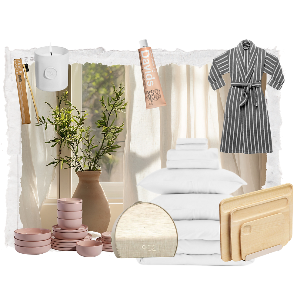 collage of this is aligned shopmy's intentional home items