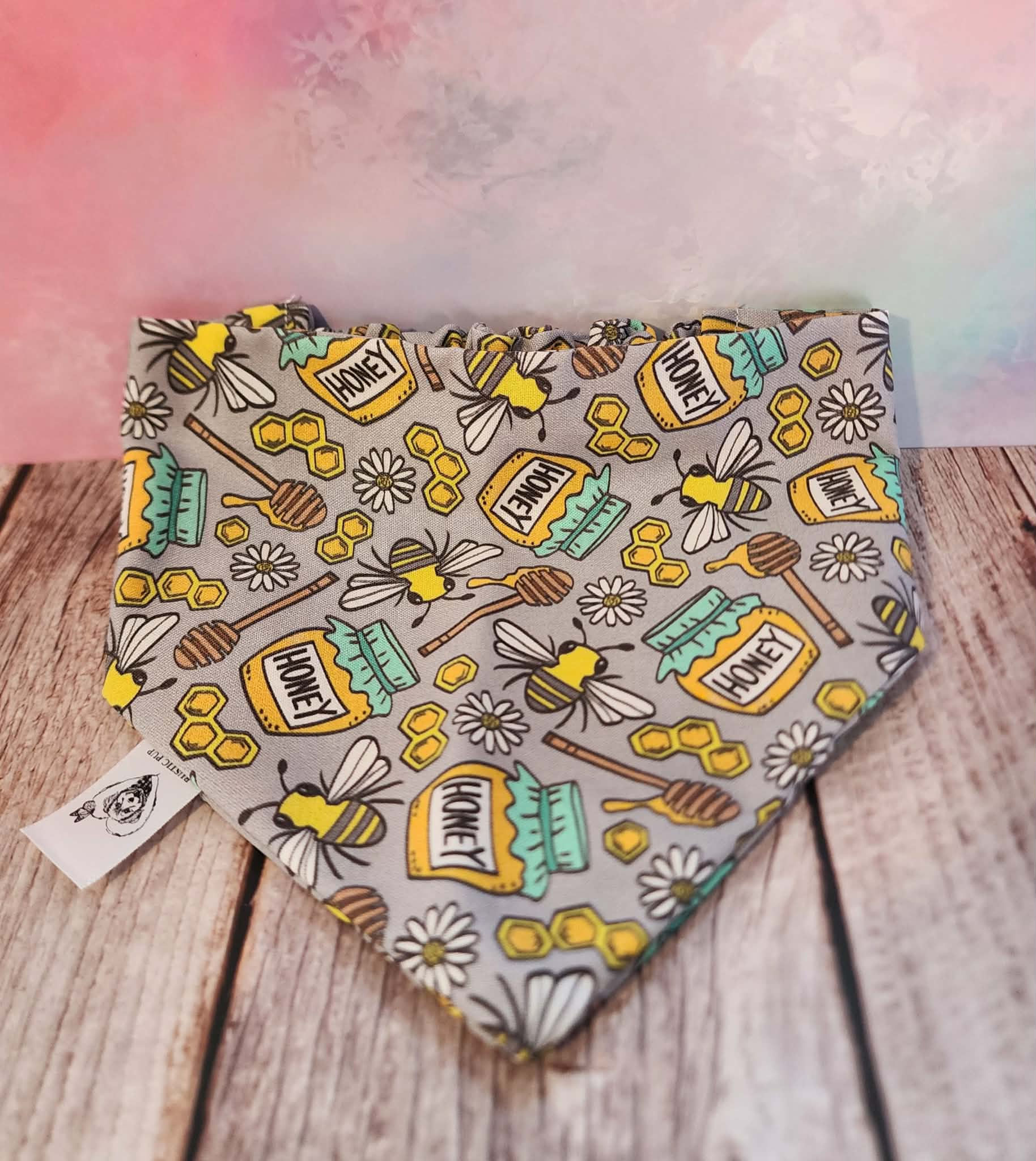 Rustic Pup Bandanas Honey & Bees Small