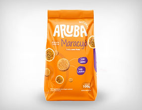 Distribuidor Biscoito Doce Sem Glúten Sem Lactose Sabor Maracujá 100g - Aruba Natural