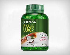 Preço de Atacado Óleo de Coco e Cártamo Cápsulas Copra