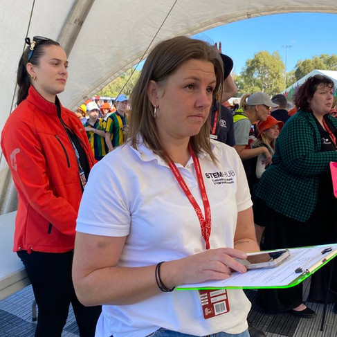 STEM Hub and Australian Grand Prix staff