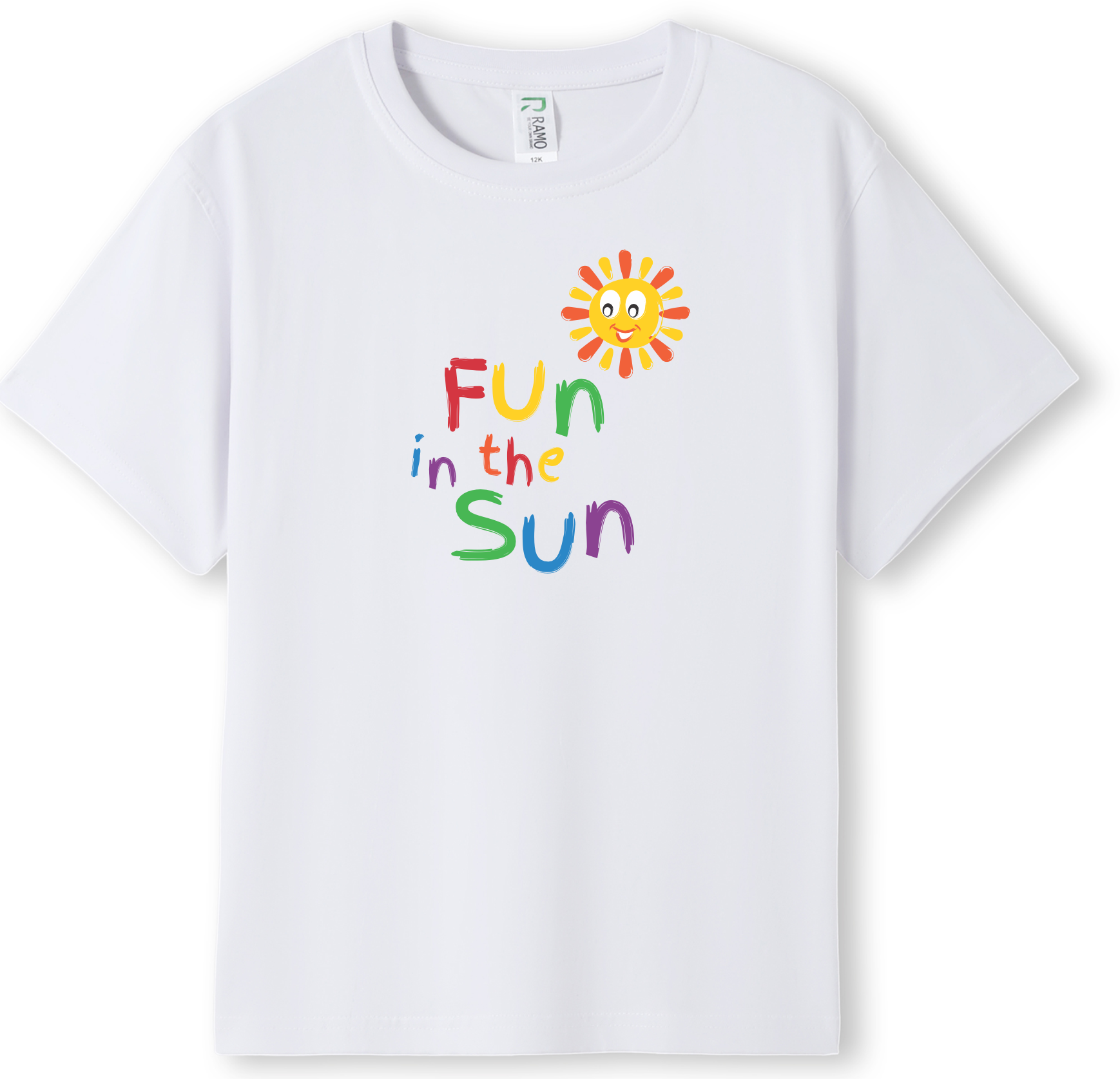 Kids White Tee